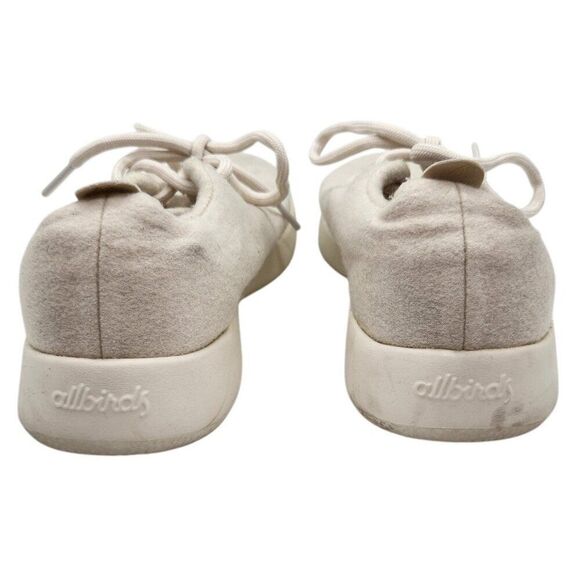 Allbirds Wool Runners WR Running Shoes 9 Washable Sneakers Solid White 0621-NV1 - Picture 5 of 8